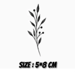 Semple Flower hand tattoo