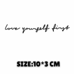 Love yourself first