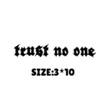 trust no one